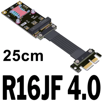 R16JF Ключ A + E PCI Express 4.0 x1 К Mini PCIe M.2 Удлинитель Сигнала Wi-Fi mPCIe Minipcie PCIE 4.0 1x Адаптер Riser Card