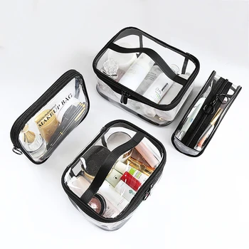1 шт., Прозрачная косметичка для путешествий, косметичка для мытья унитаза, сумка-органайзер из ПВХ, сумки для женщин