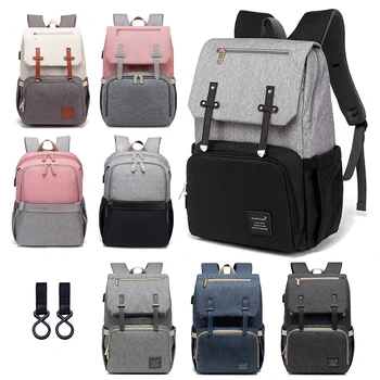 Пакеты для беременных Многофункциональная дорожная сумка для подгузников с USB-разъемом, сумки для подгузников для мамы, рюкзаки для мамы, комплект сумок для коляски