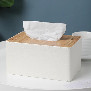 Коробка для бумажных полотенец Бытовой Скандинавский бумажный ящик Ресторан Простой Многофункциональный бумажный ящик для гостиной
