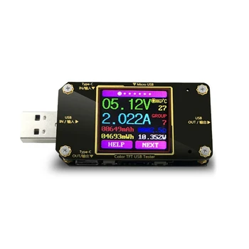1 шт. измеритель постоянного напряжения тока амперметр детектор Power Bank индикатор зарядного устройства USB тестер
