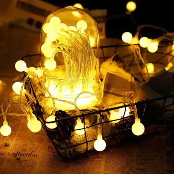 Глобус Струнные светильники Лампы Водонепроницаемые Теплые Белые подвесные светильники для вечеринки во внутреннем дворике на заднем дворе свадьбы