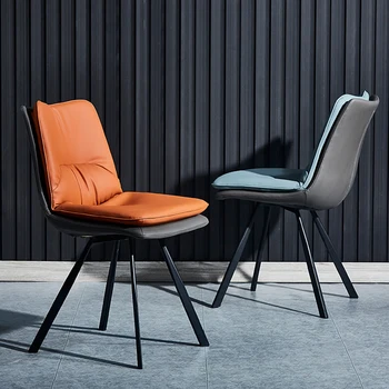 Дизайнерские Обеденные стулья на открытом воздухе, Современные роскошные Водонепроницаемые Винтажные Обеденные стулья, Скандинавская Модная мебель для дома Sillas De Comedor