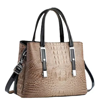 Женская сумка-мессенджер Pantent Leather из крокодиловой кожи, женская сумка через плечо, сумки для рук для женщин 2023, женские сумки H77