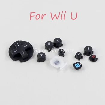 OCGAME 1 компл./лот Пластиковый Полный набор кнопок Кнопка включения выключения Питания Home + ABXY Кнопка D-Pad Для Замены контроллера Wii U WIIU
