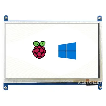 Raspberry Pie 7-дюймовый Емкостный Сенсорный ЖК-дисплей (B), 800 × 480, HDMI, Низкое энергопотребление-Waveshare