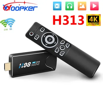 Телеприставка WOOPKER H98 Mini H616 4K 3D Медиаплеер 2.4G 5G WIFI Bluetooth 5.0 Smart TV Box