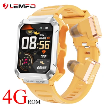 LEMFO НОВЫЕ Умные часы для мужчин 4G ROM Встроенная Bluetooth-гарнитура Smartwatch для женщин 5 дней Автономной Работы 1.96 