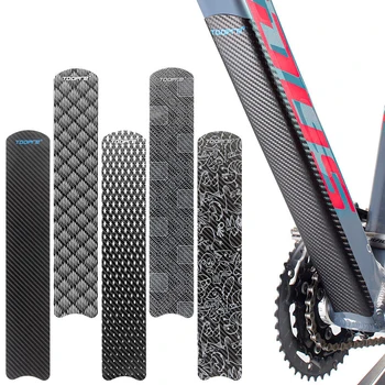 Защитная рама велосипедной цепи Устойчива к царапинам, Кабельная трубка для шоссейного велосипеда MTB, защита от углерода, гладкая и легко рвется