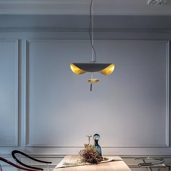 Скандинавские СВЕТОДИОДНЫЕ подвесные светильники Роскошное художественное освещение в столовой Светильники для домашнего декора Креативный дизайн гостиной Кулон