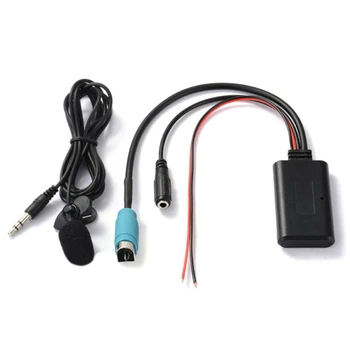 Bluetooth-совместимый передатчик, встроенный адаптер беспроводной радиостанции, микрофон для громкой связи, кабель AUX