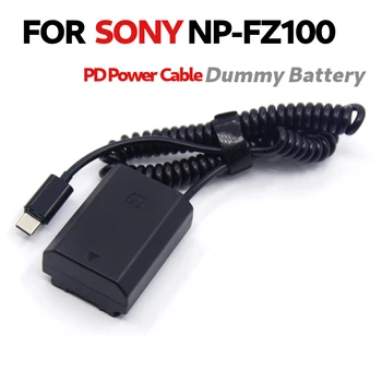 NP-FZ100 NP FZ100 Полностью Декодированный Соединитель постоянного тока NPFZ100 Фиктивный Аккумулятор Для Sony Alpha A7M3 A7M4 A6600 A9 II A7R III A7 III A7R IV 7M3K
