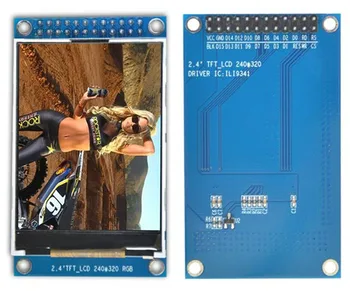 2,4-дюймовый 24-контактный цветной TFT-ЖК-экран ILI9341 Drive IC 16-битный параллельный интерфейс 240 (RGB) * 320
