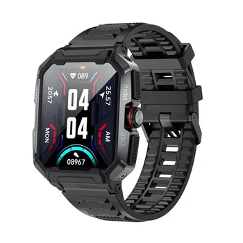 AK47 Смарт-часы 1,85 Дюйма HD С Большим Экраном Мужские Наручные Часы Для Занятий Спортом На открытом воздухе BT Call AI Voice 400mAh Мониторинг здоровья Smartwatch