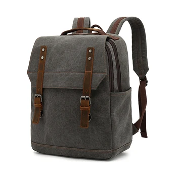 Рюкзак Andralyn большой емкости для ноутбука с диагональю 15,6 дюйма, качественная холщовая многофункциональная сумка для коротких путешествий для мужчин и женщин