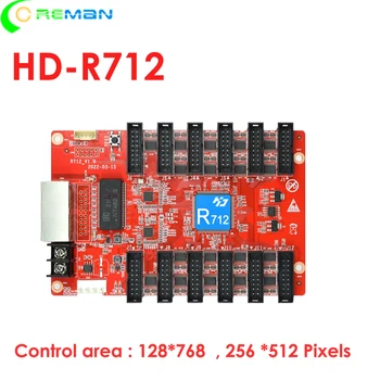 Huidu led control card светодиодная приемная карта R712 для полноцветного светодиодного модуля hub75, светодиодной матрицы p2 p2.5 p3 p4 p5