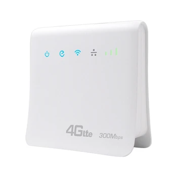 WIFI-роутеры HFES 300 Мбит /с, мобильный маршрутизатор 4G LTE CPE с портом LAN, поддержка SIM-карты, портативный беспроводной Wifi-роутер-штепсельная вилка ЕС