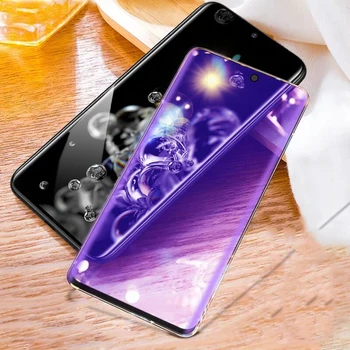3D Анти-Синяя Защитная Пленка Для Экрана Samsung S20 Ultra S10 5G Note 10 S20 Plus S20Plus 3D Защитная Пленка Из Закаленного Стекла с Полным покрытием