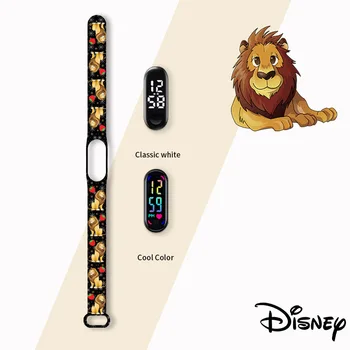 Силиконовый ремешок с мультяшным принтом Disney The Lion King для Xiaomi Watch 3 4 5 6 7, модный браслет, аксессуары для браслетов