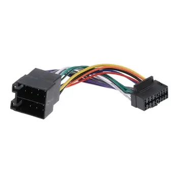 16-контактный автомобильный жгут проводов стереосистемы ISO для Sony Radio to ISO Radio Play Plug Автоматический адаптер для подключения жгута проводов