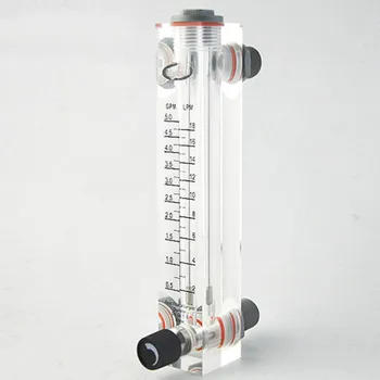 Расходомер из оргстекла DN15-25 0.IGPM-170LPM Панельный Расходомер Воды и жидкости с регулируемым клапаном Расходомер жидкости