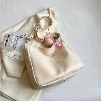 Женская повседневная сумка через плечо, однотонная женская сумка из искусственной кожи, сумка для подмышек, сумка для отдыха, женская сумка на молнии, женская сумка