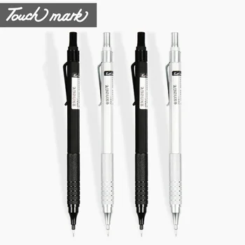 механический карандаш TOUCHMARK 1 шт. 0.3/0.5/0.7 металлический держатель для ручки для художественного/промышленного рисования мм, механический карандаш в стиле пресса