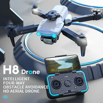 H8 Drone 4K HD Двойная камера 2.4 G Wifi Оптическое позиционирование потока, обход препятствий, антенна, игрушечный мини-дрон, складной Квадрокоптер