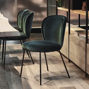 Роскошные обеденные стулья, Современные накладки для сидений в гостиной, косметический туалетный столик, Дизайнерское кресло Nordic Sillones Modernos Para Sala, Мебель для диванов