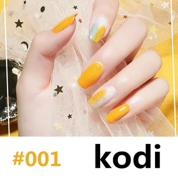 Kodi 12 мл блестящий лак для ногтей на стойкой основе Rubble Top СВЕТОДИОДНЫЙ УФ-лак Shinning Solid Gel