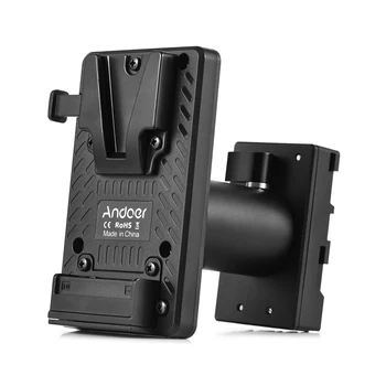 Andoer V-Lock V-Образное крепление Батарейной пластины к Адаптеру BP-U для Фиктивного аккумулятора с Регулируемым стержнем для Видеокамеры Sony PMW-100 PMW-150 PMW-160