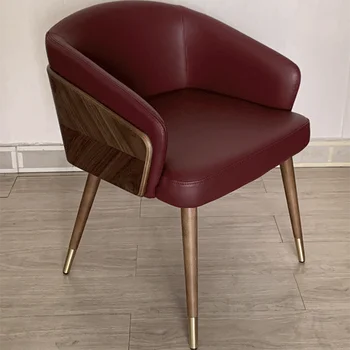 Скандинавский Современный минималистичный обеденный стул для ожидания винтажное кресло Высококачественные шезлонги Удобные украшения для шезлонгов