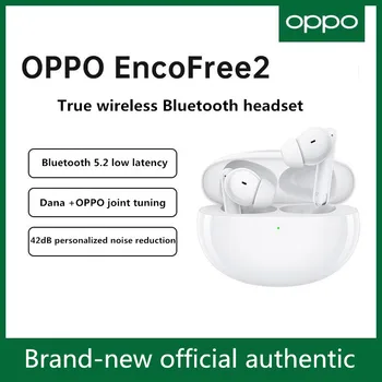 OPPO Enco Free 2 беспроводная Bluetooth-гарнитура с шумоподавлением с индивидуальным шумоподавлением Dana joint tuning headset