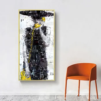Современное черно-белое настенное искусство, абстрактный сексуальный женский плакат, картина на холсте, настенные рисунки для гостиной Cuadros Home Decor