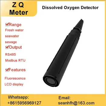 Он-лайн измеритель растворенного кислорода анализирующий электрод зонд датчик разведения рыб в пруду ДЛЯ обнаружения кислорода в воде тестер