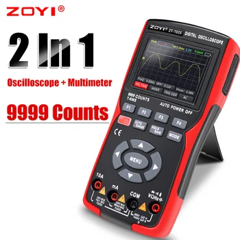 ZOYI ZT702S 48 М/С 10 МГц ПК Осциллограф Для хранения Данных О Форме волны Цифровой Мультиметр Автоматический Транзисторный Зонд True RMS Multimetro Meter