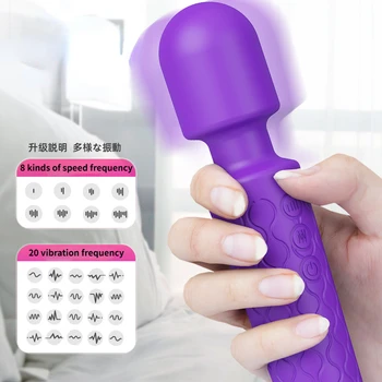 20 скоростей вибраторы секс-игрушки для женщин взрослые USB перезаряжаемые секс-шопы фаллоимитатор Вибратор женские мастурбаторы сексуальные игрушки AV-стик