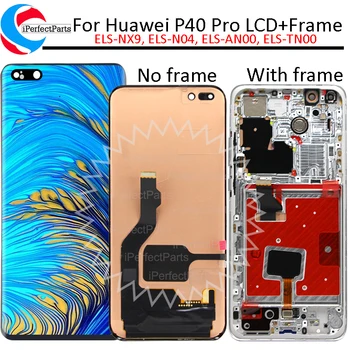 Оригинальный Для Huawei P40 Pro Экран Pantalla Сенсорная панель Дигитайзер Экрана Tela Для Huawei P40Pro ЖК-дисплей С Рамкой ELS-N04