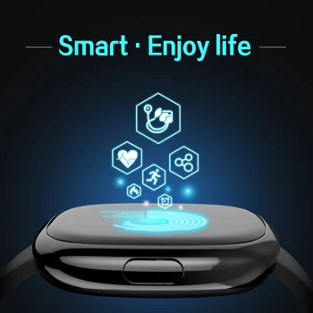 лучший Bluetooth Смарт-Браслет Монитор Артериального Давления Smart Band Водонепроницаемый Фитнес-Трекер Smart Bracelet для iphone 6 7 8 x