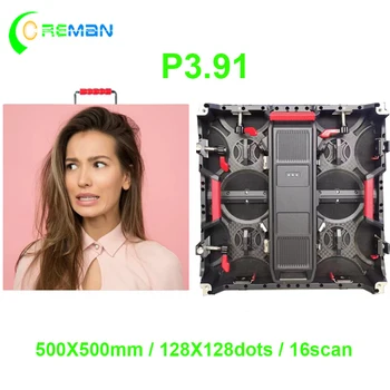 Внутренняя реклама P3.91 светодиодный дисплей 500x500mm Сценический фон Светодиодная видеостенная панель P3.9 P4.8