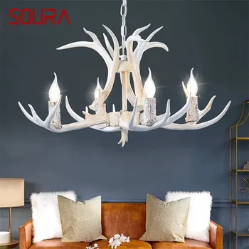Современная подвесная люстра SOURA, креативные светодиодные подвесные светильники для декора потолка в домашней столовой