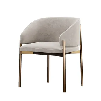 Обеденные стулья роскошного расслабляющего дизайна, Кухонные Эргономичные Одноместные обеденные стулья для отдыха, мобильные кресла, Итальянская мебель YX50DC