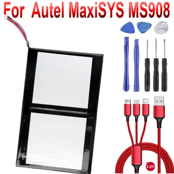 Аккумулятор для Autel MaxiSys MS908 & Pro Car Diagnostics Tool Li-Po Замена Аккумуляторной Батареи 3.7V 11000mAh