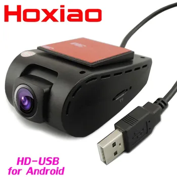 Автомобильный видеорегистратор с разъемом USB для видеорегистраторов HD 1280 * 720P для системы Android OS mini Car Driving Recorder Camera