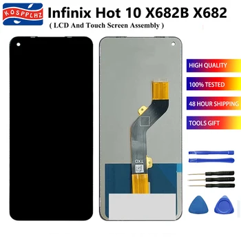 Для Infinix Hot 10x682 ЖК-дисплей С Сенсорным Экраном В Сборе Замена 6,78 