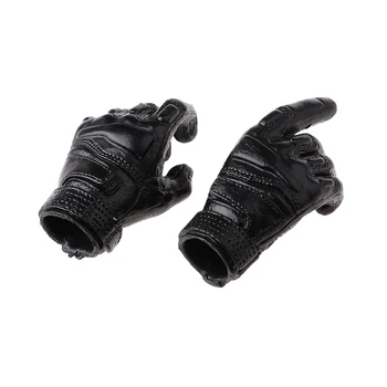 Черные мужские перчатки в масштабе 1/6 для рук для 12 дюймовых мужских фигур HT TC TTL PH Body