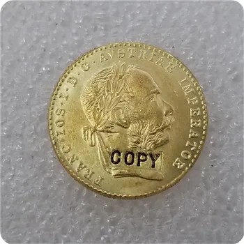 1915 Австрия Копировальная монета из золота 1 дукат памятные монеты-реплики монет, медали, монеты для коллекционирования.