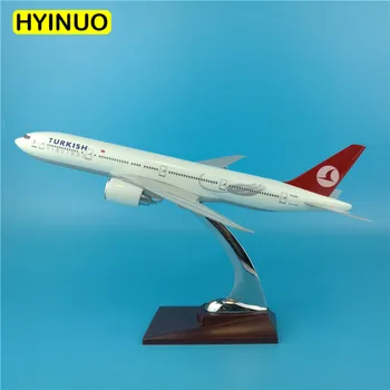 32 см модель B777 1: 200 Турецкая авиакомпания Turkey airline с самолетом из базового сплава, коллекционный дисплей, украшение коллекции игрушек