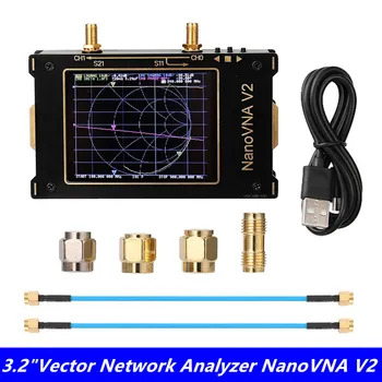 3,2-дюймовый Векторный Сетевой Анализатор 3 ГГц S-A-A-2 NanoVNA V2 Коротковолновая Антенна HF VHF UHF Для Антенны 2.4 G Дуплексерный Волновой Фильтр