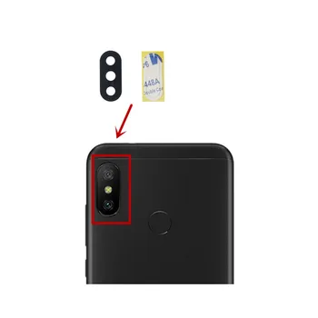 2шт для Xiaomi Redmi 6 Pro/Mi A2 Lite Задняя Задняя Камера Стеклянный Объектив Основная Камера Замена Стеклянного Объектива Ремонтная Деталь